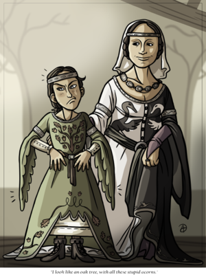 Ravella Smallwood and Arya Stark by Amuelia.png