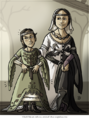 Ravella Smallwood and Arya Stark by Amuelia.png