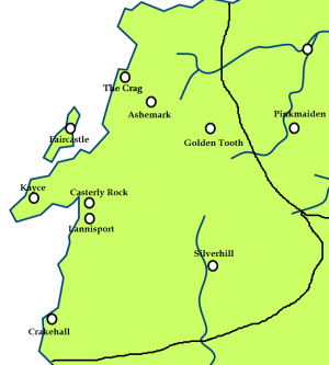 Oxcross is located in The Westerlands
