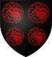 Personal arms of Maekar Targaryen