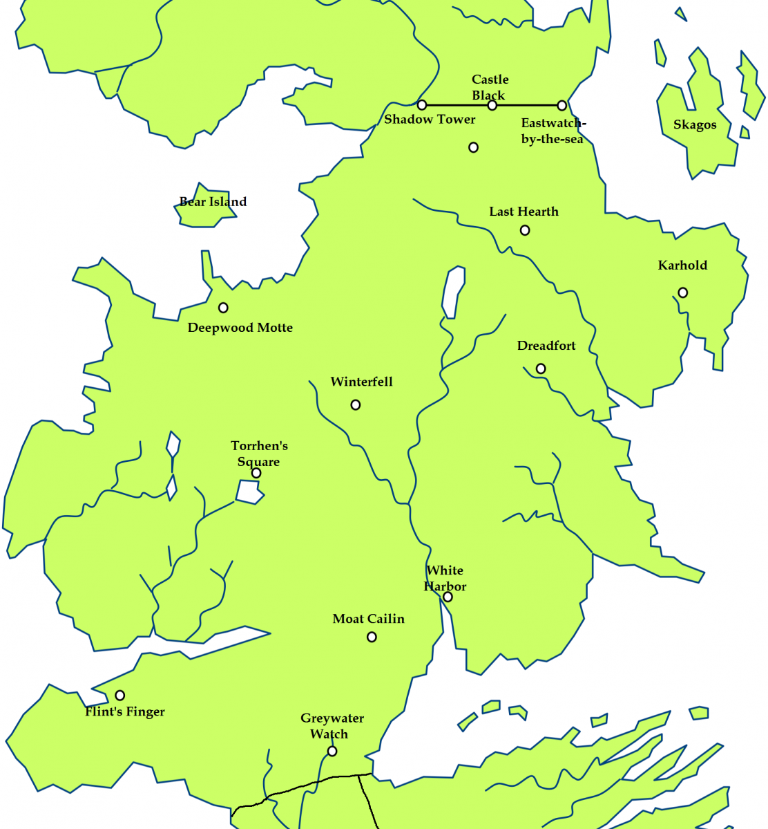 File:The North.png - A Wiki of Ice and Fire