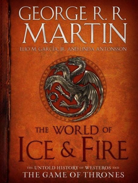 George RR Martin signed Book Game of Thrones World of Ice and Fire 1st Printing 
