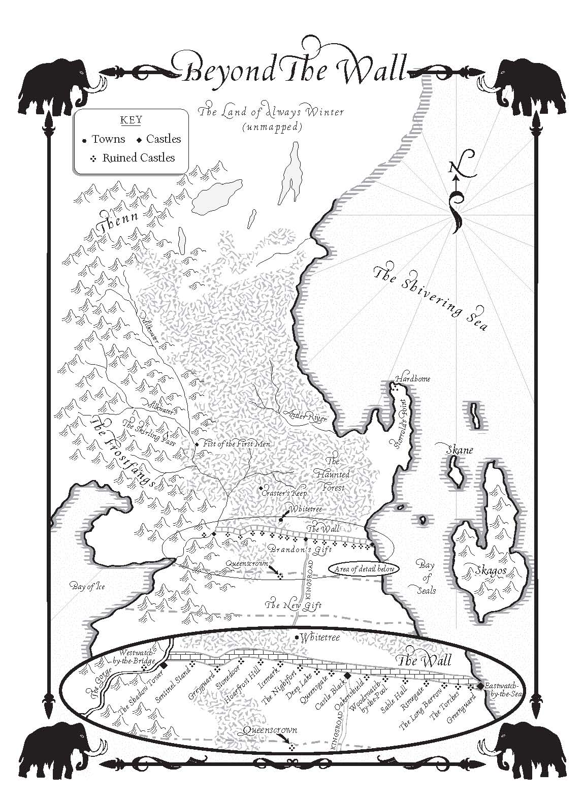 A Dance With Dragons Map Of Beyond The Wall A Wiki Of Ice And Fire A Dance With Dragons Map Of Beyond The Wall A Wiki Of Ice And Fire