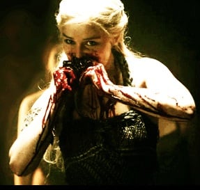 Khaleesi Eating Heart