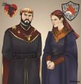 Stannis Baratheon and Selyse Florent by Chillyravenart.jpg