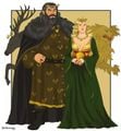 Robert Baratheon and Cersei Lannister by Chillyravenart.jpg