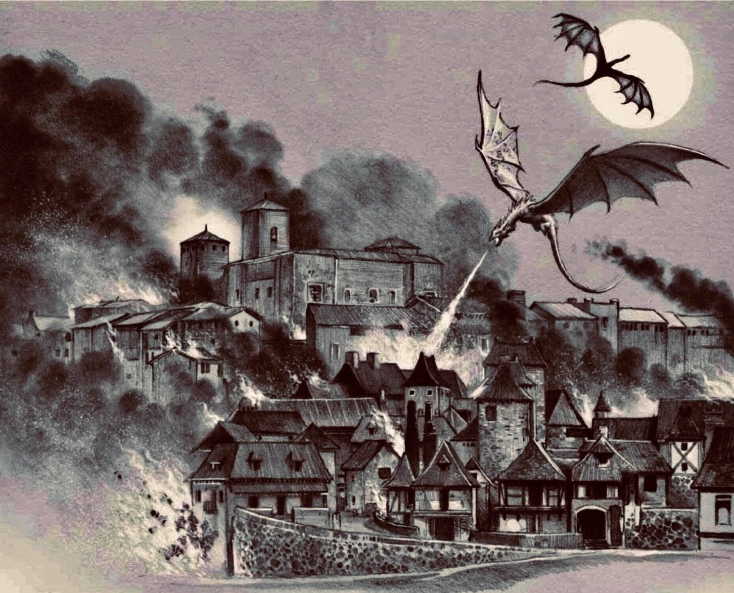 First Battle of Tumbleton as depicted by Douglas Wheatley in Fire & Blood.