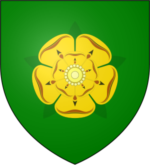 House Tyrell's sigil; A golden rose on a green field.