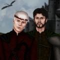 Aegon Targaryen & Orys Baratheon by Paparinka Art.jpg
