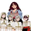 Megette Alysanne Lily Willow and Rosey by coldraindropsss.jpg