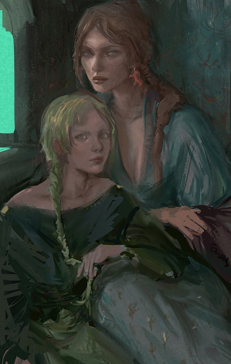 File:Wylla and wynafryd by eluas.jpg - A Wiki of Ice and Fire