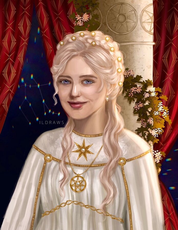 File:Rhaella Targaryen (daughter of Aegon) by ildraws.jpg - A Wiki of ...
