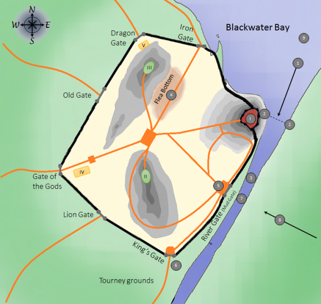 Filekings Landing Map Battleoftheblackwaterpng A Wiki Of Ice And Fire