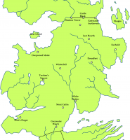 the north
