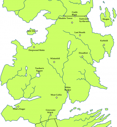 The north and the location of Skagos
